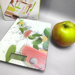 Электронные кухонные весы Digital Kitchen Scale, 15.00х20.00 см, до 5 кг., Арбуз-Лайм